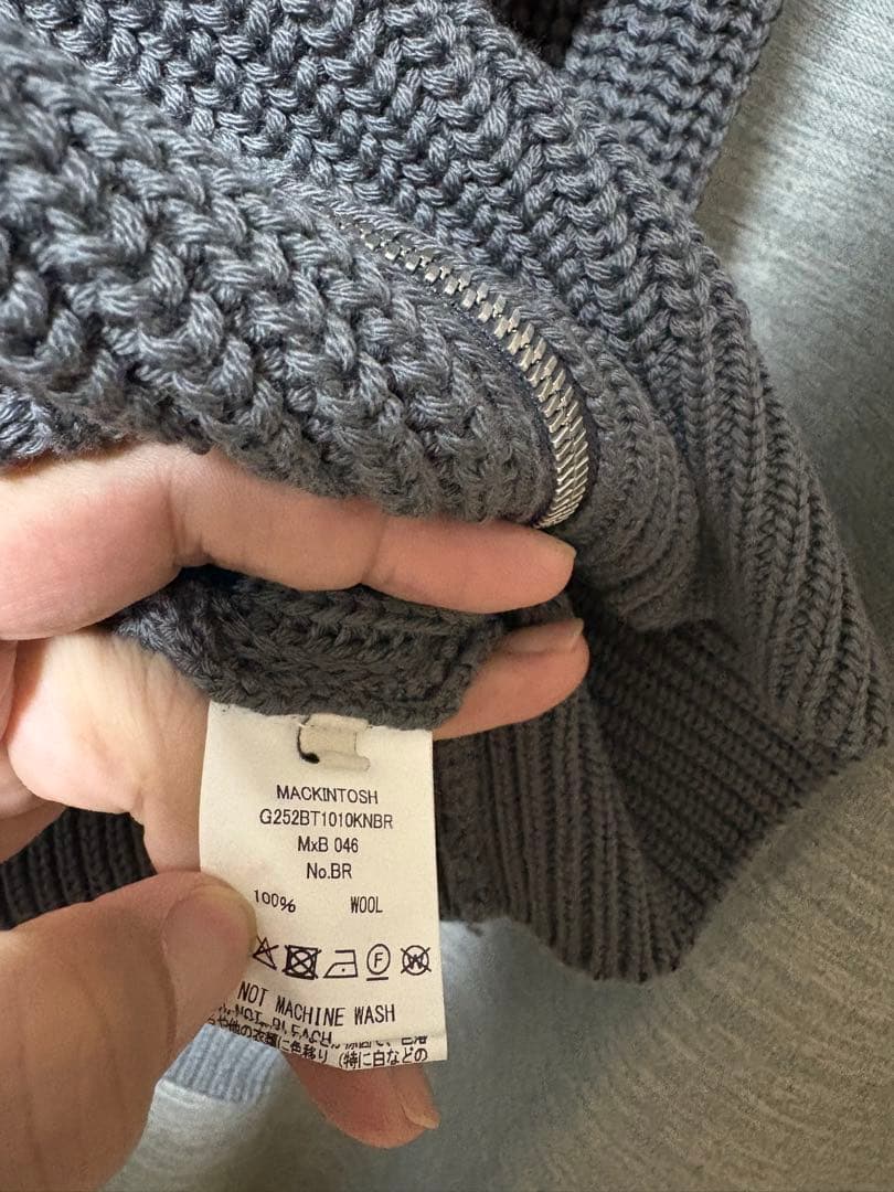 MACKINTOSH crafted by BATONER ドライバーズニット