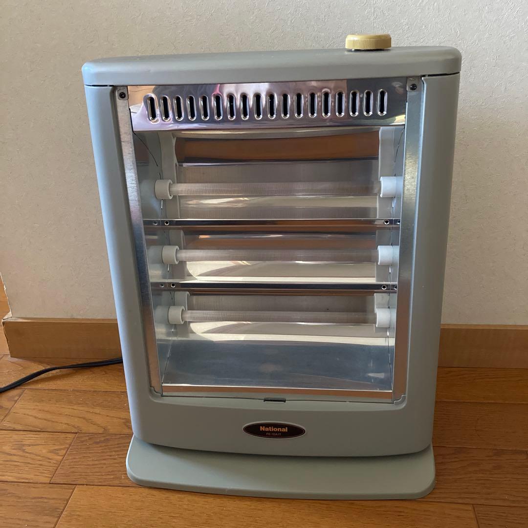 ナショナル　電気ストーブ　足元　National