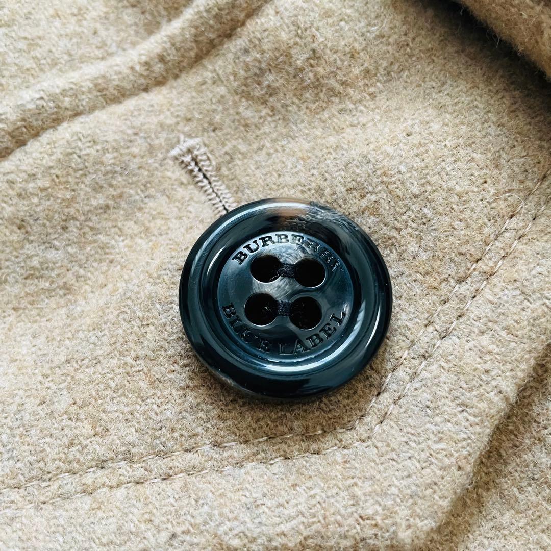 美品✨バーバリーブルーレーベル　ダッフルコート　ノバチェック　 三陽商会　38