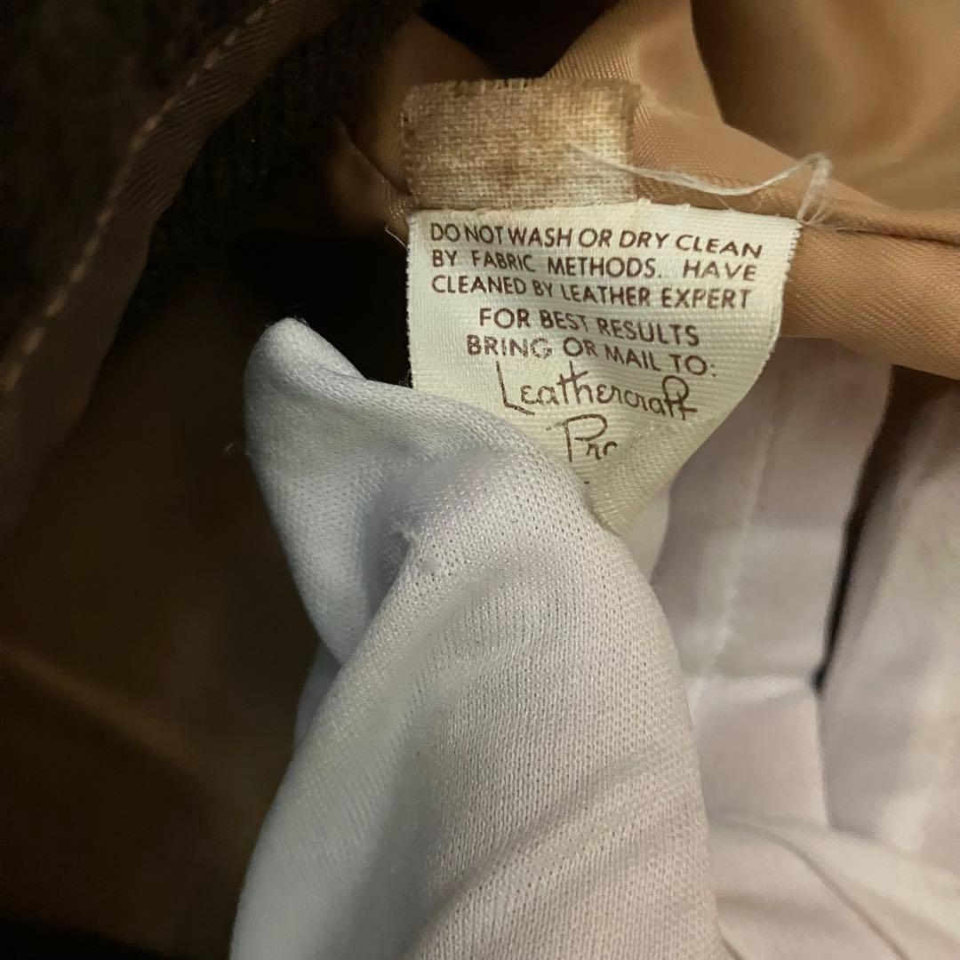 ✨ヴィテージ✨schott レザージャケット　G1 ボアライナー　ブラウン