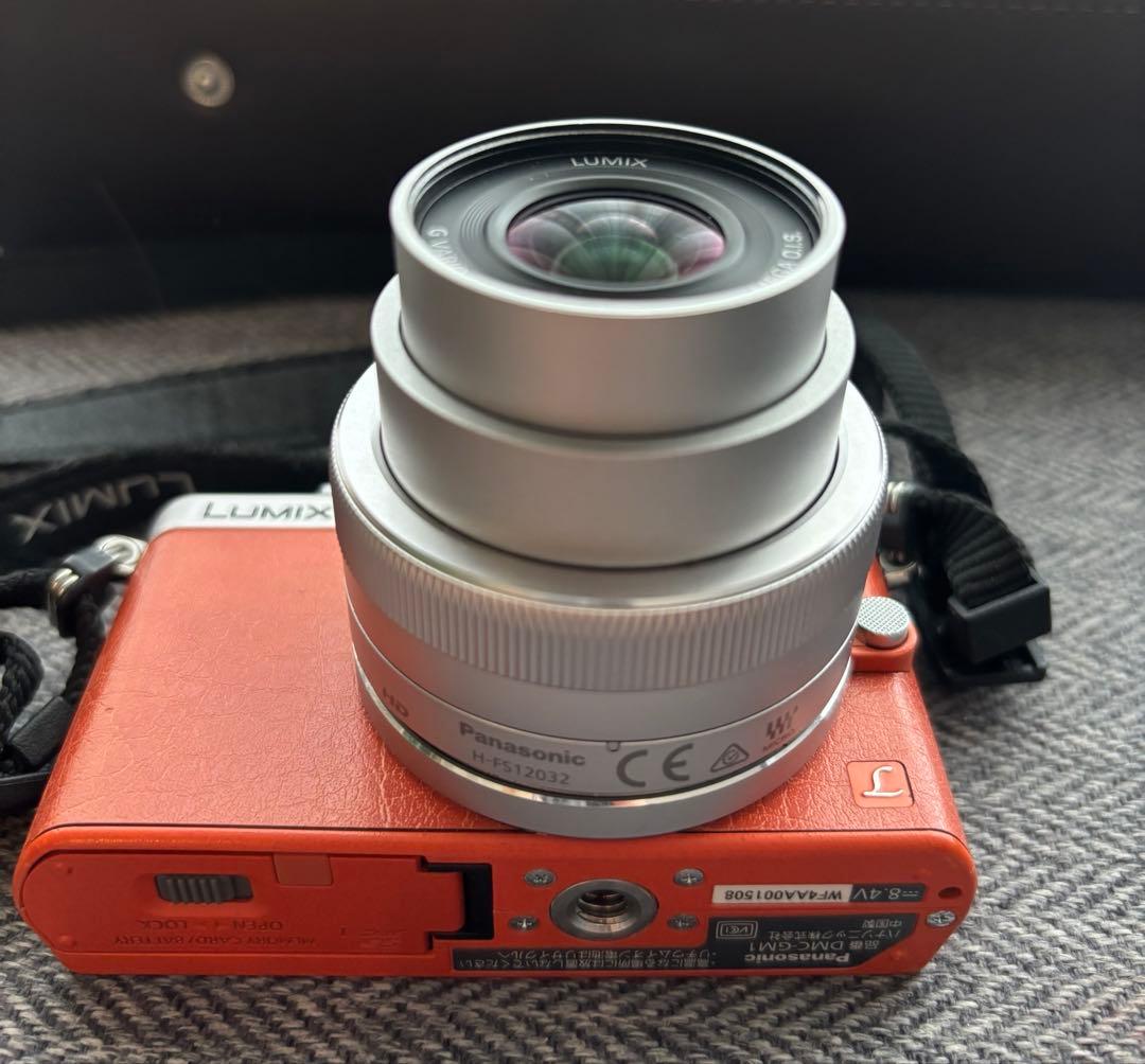 Panasonic LUMIX DMC-GM1 オレンジミラーレス一眼レフカメラ