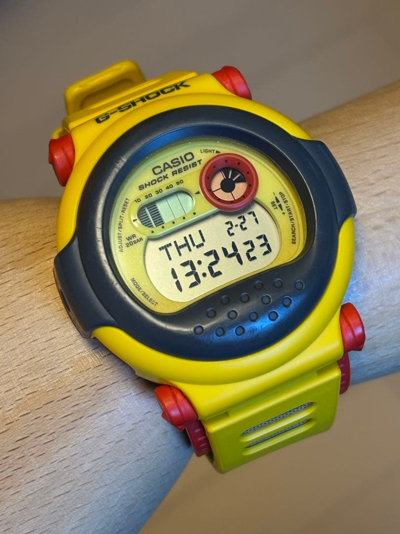 G-SHOCK/イエロー/ジェイソン/復刻/G-001/ビンテージ/良品/時計