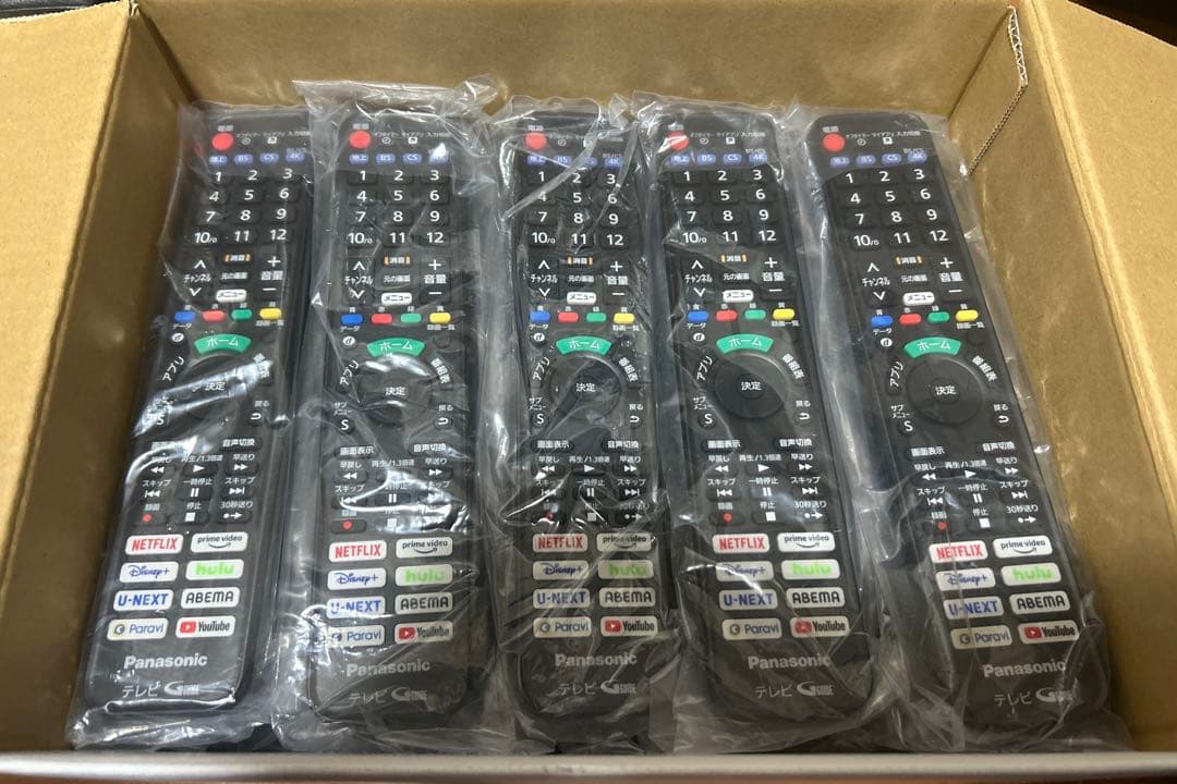 純正新品Panasonic4K液晶テレビ VIERAリモコン 30本