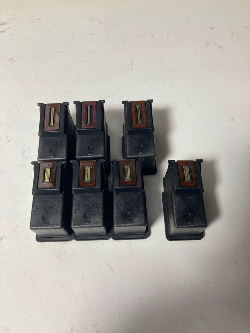 【使用済み】Canon プリンター 純正インクカートリッジ 74個セット