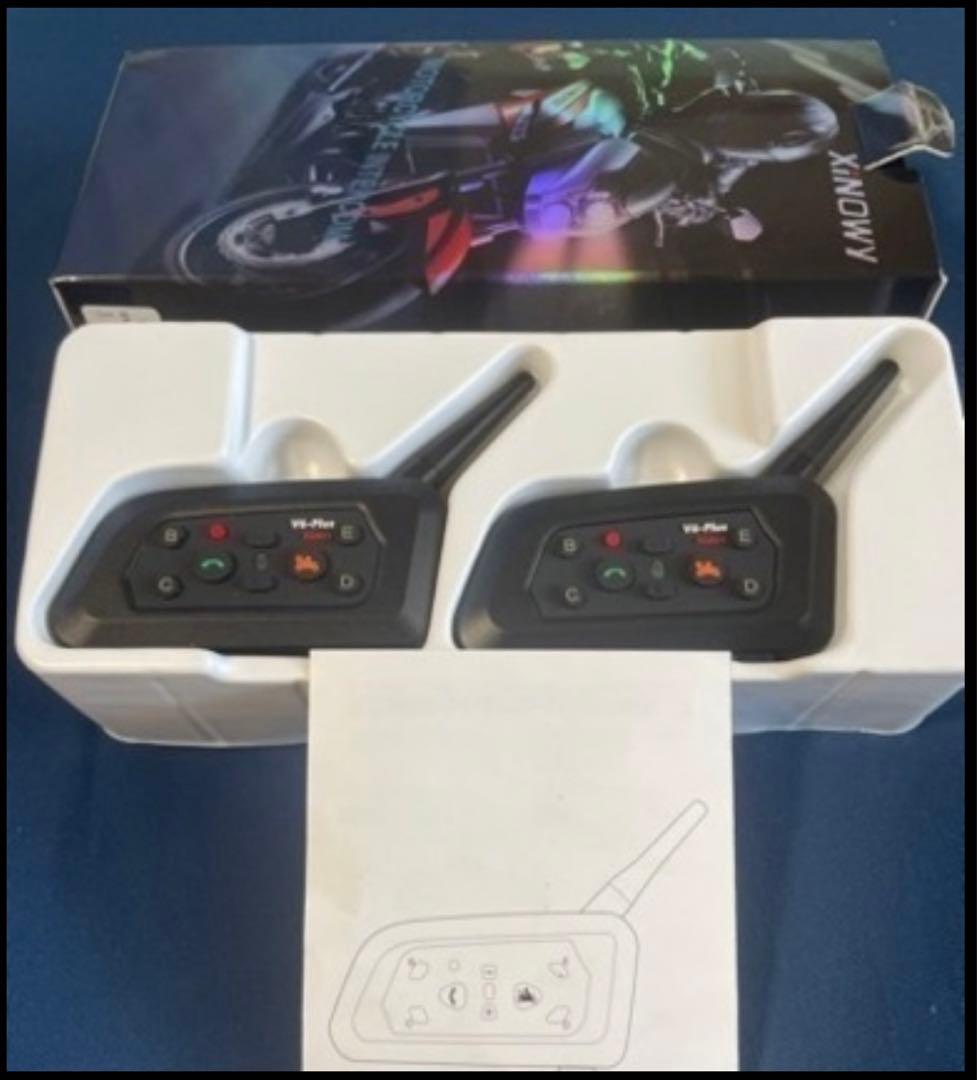 オートバイ用インカム開封後ほぼ未使用です