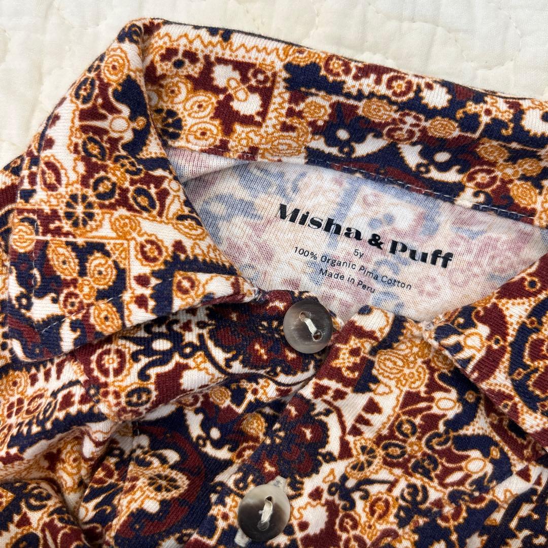 misha&puff メダリオンワンピース 5y