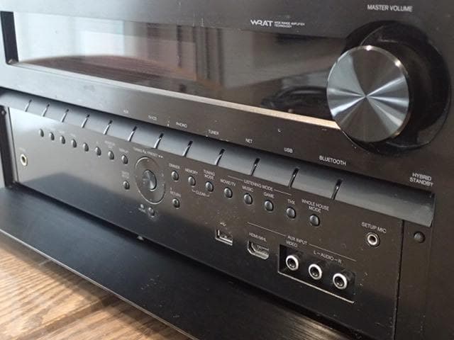 onkyo　中級AVアンプ TX-NR838　微難あり・アプリで便利・快調快音