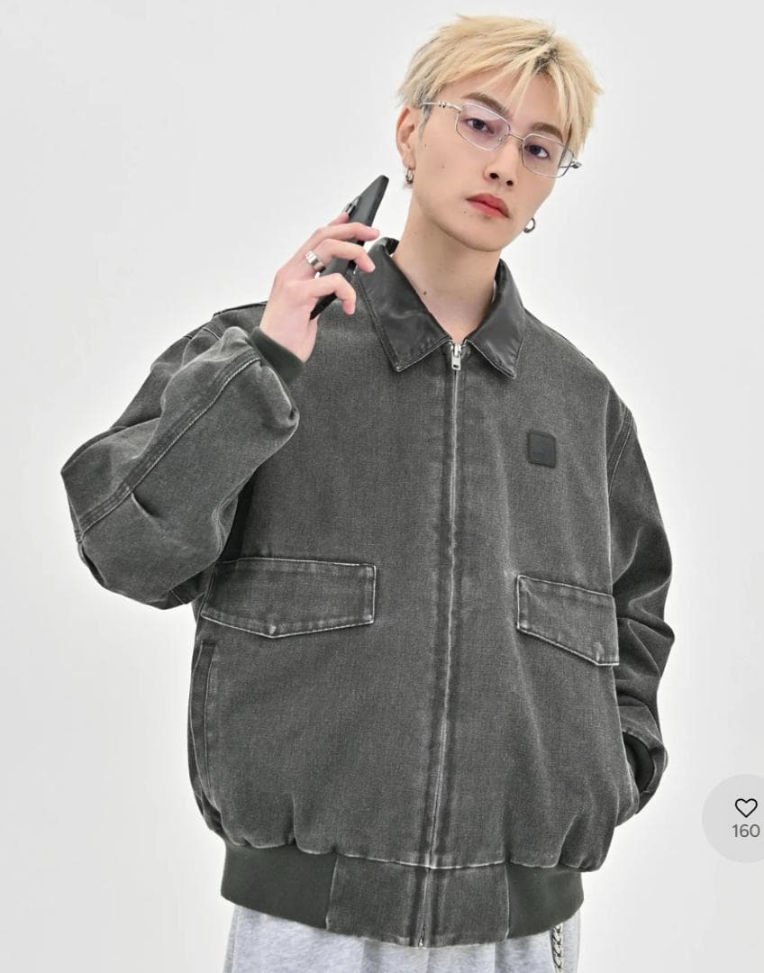 【SALE】L2139レザーカラーデトロイトジャケットM（red）地底人