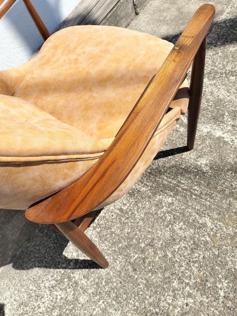 美品 NOCE (ノーチェ) アームソファ キャメルブラウン UC01