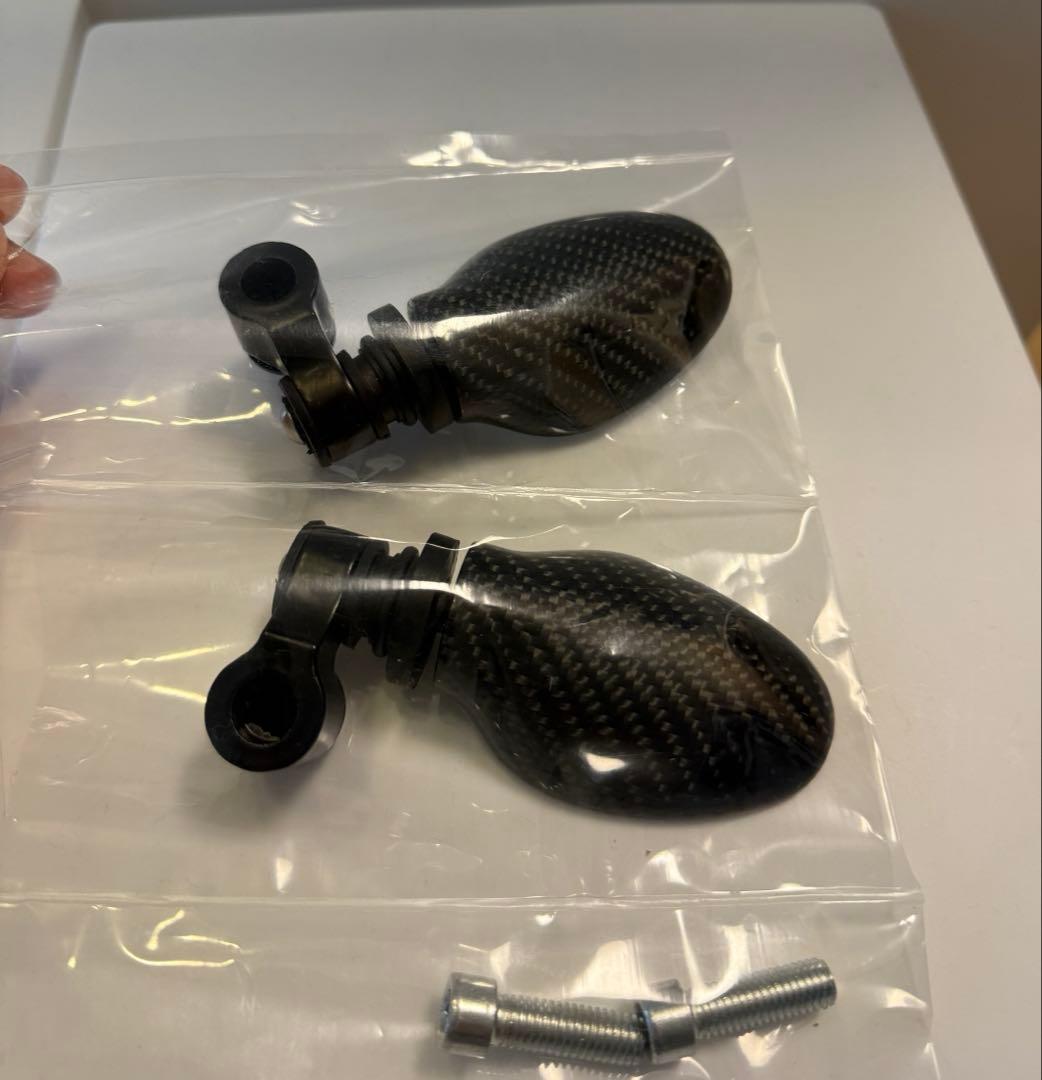 シグナスX リアルカーボン 超ショートミラー 1型 2型 3型 4型 5型