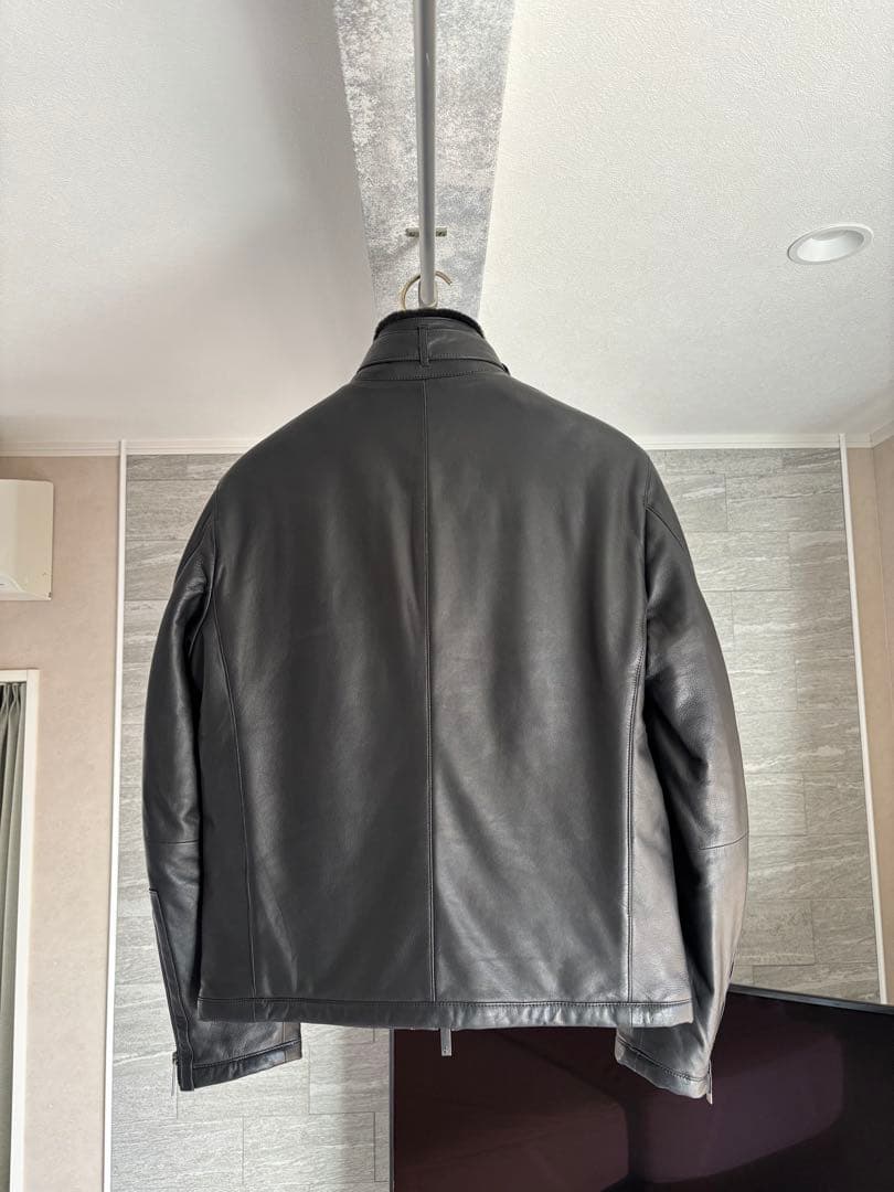 カルバンクライン　羊革レザージャケット