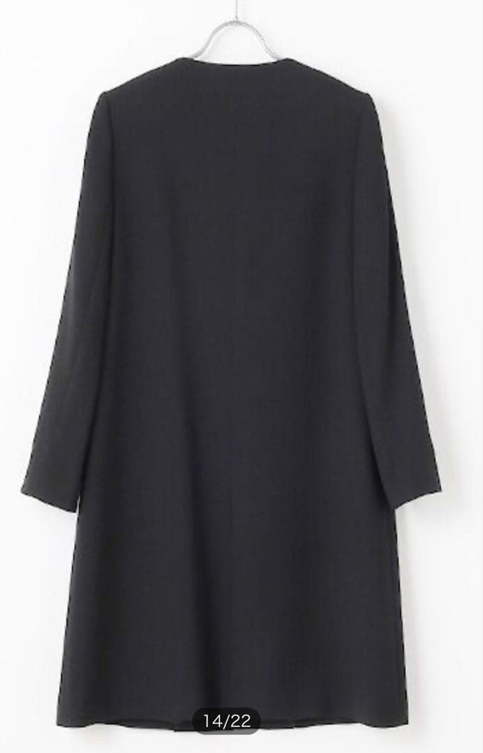 タグ付東京ソワールpierre cardinブラックフォーマル ロングジャケット