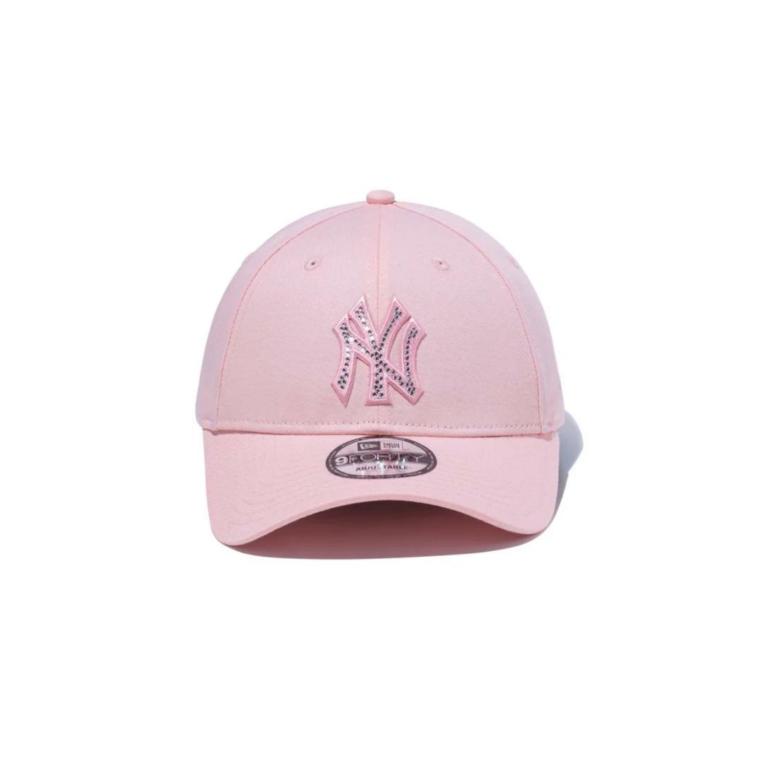 ꒰ 未開封 ꒱ ニューエラ 9FORTY ラインストーン ピンクレモネード ♡
