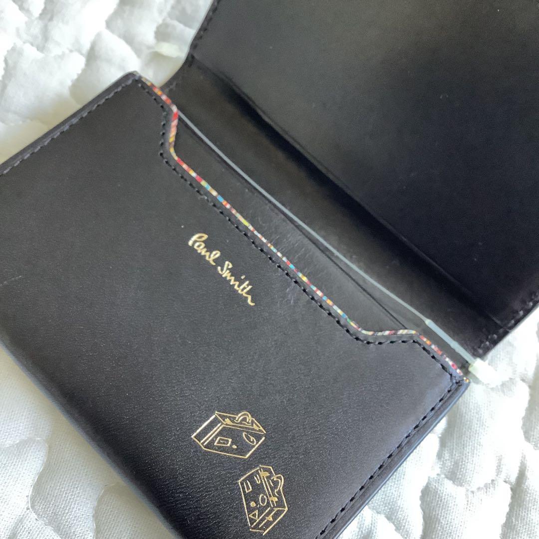 PaulSmith ポールスミス 名刺入 BPS523 ブラック 黒 トランク
