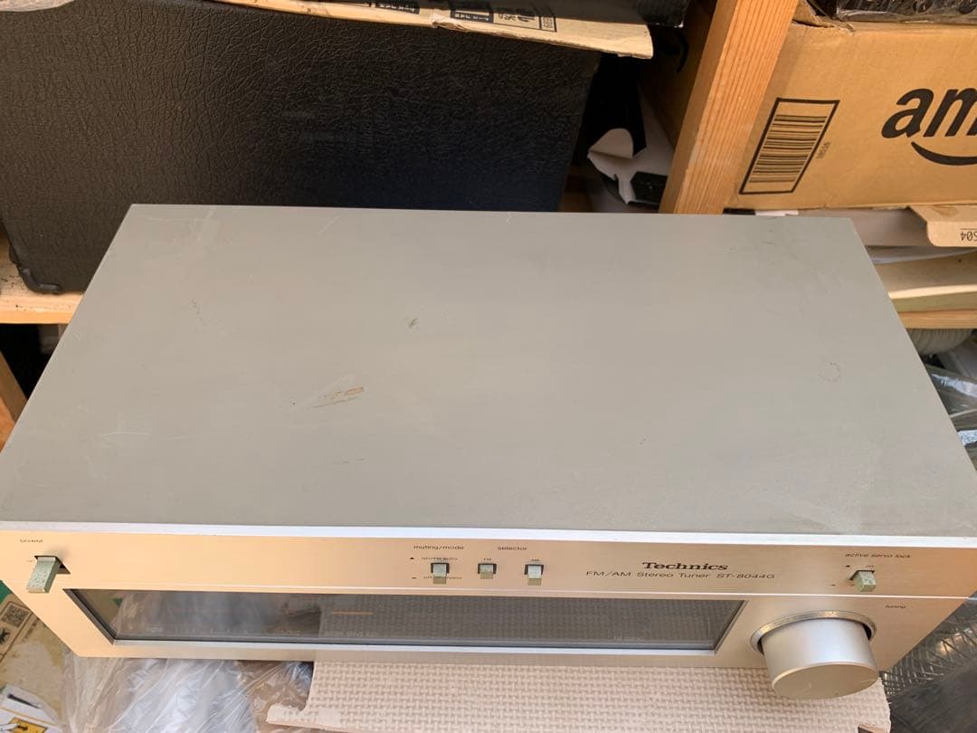昭和レトロ Technics ST-8044GチューナーとM13 カセットデッキ