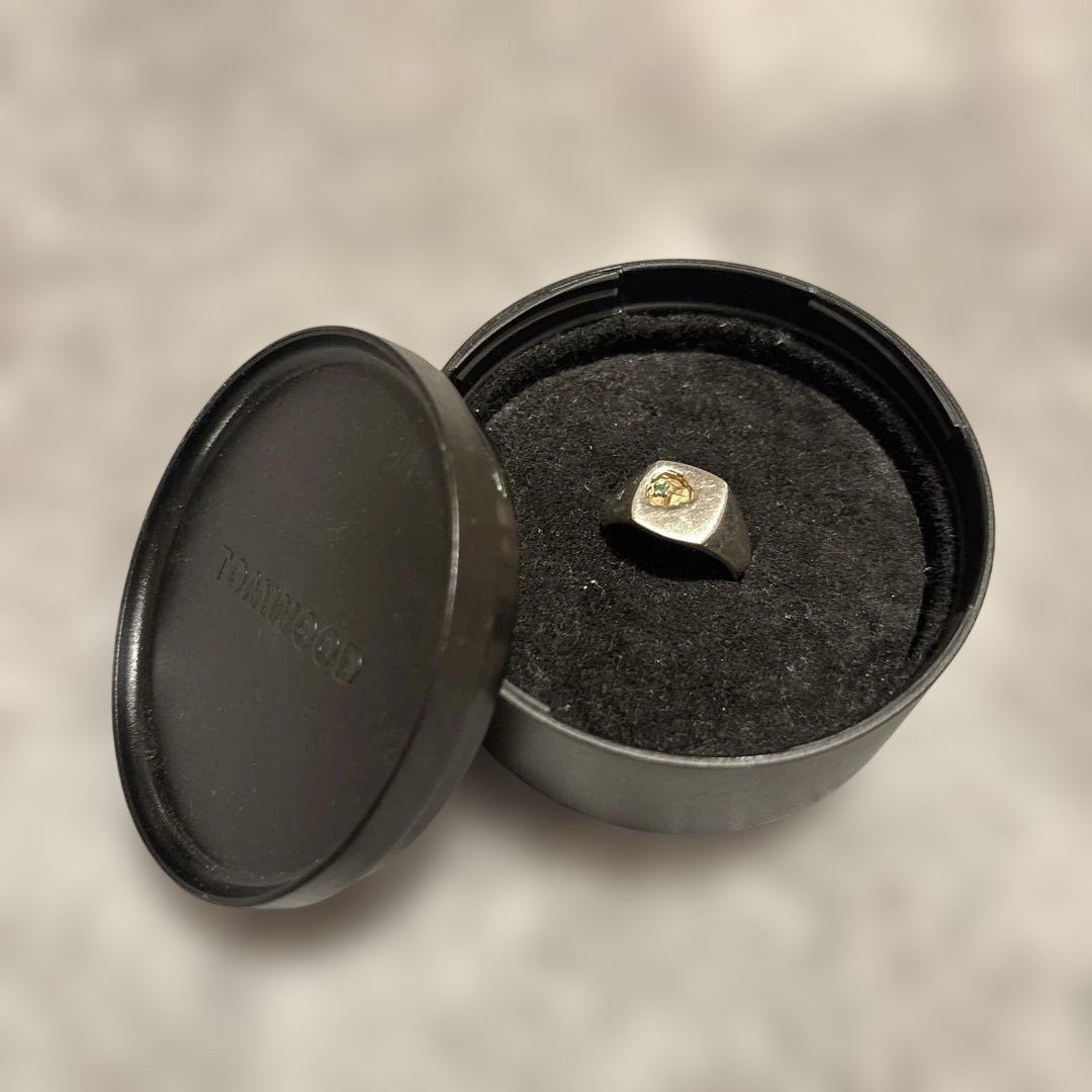 Tom Wood Mined Ring Emerald サイズ54 トムウッド