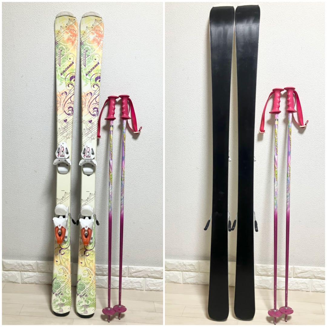 ストック付/KAZAMA ROCKER 145 カザマ ロッカースキーセット