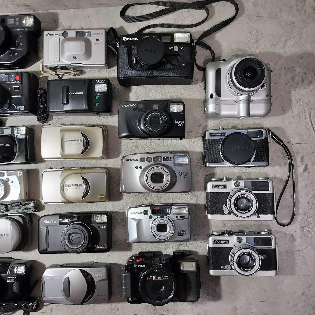 【ジャンク】フィルムカメラ まとめ Canon 他　コンパクト ハーフ カメラ