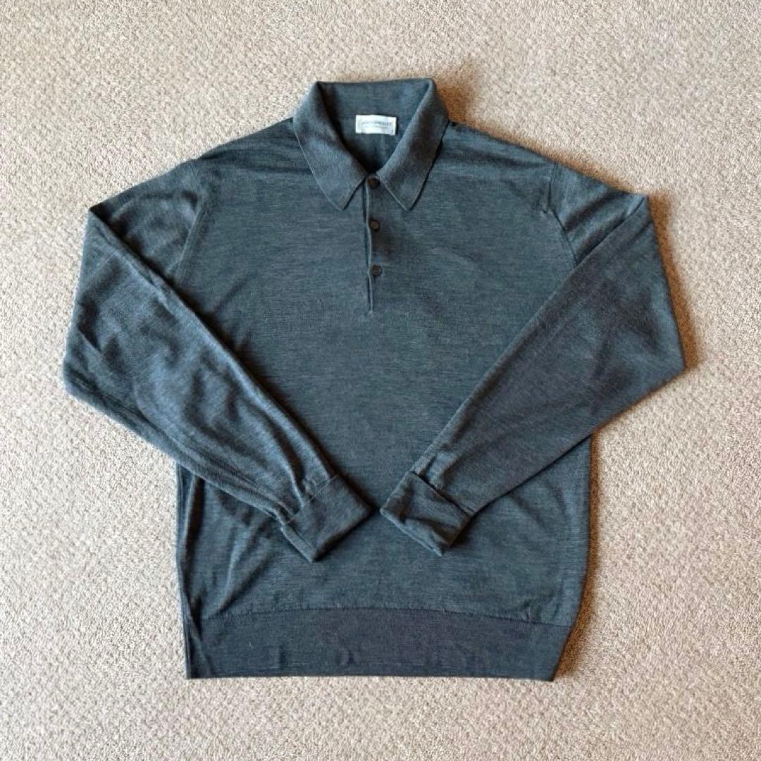 JOHN SMEDLEY ジョンスメドレー ポロニット Sサイズ