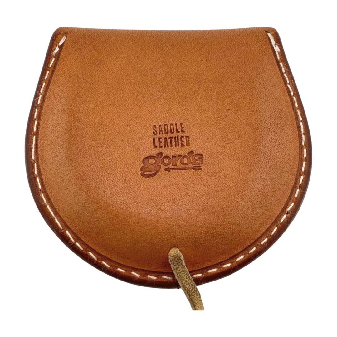 ゴローズ 丸型 小銭入れ ケース サドル レザー