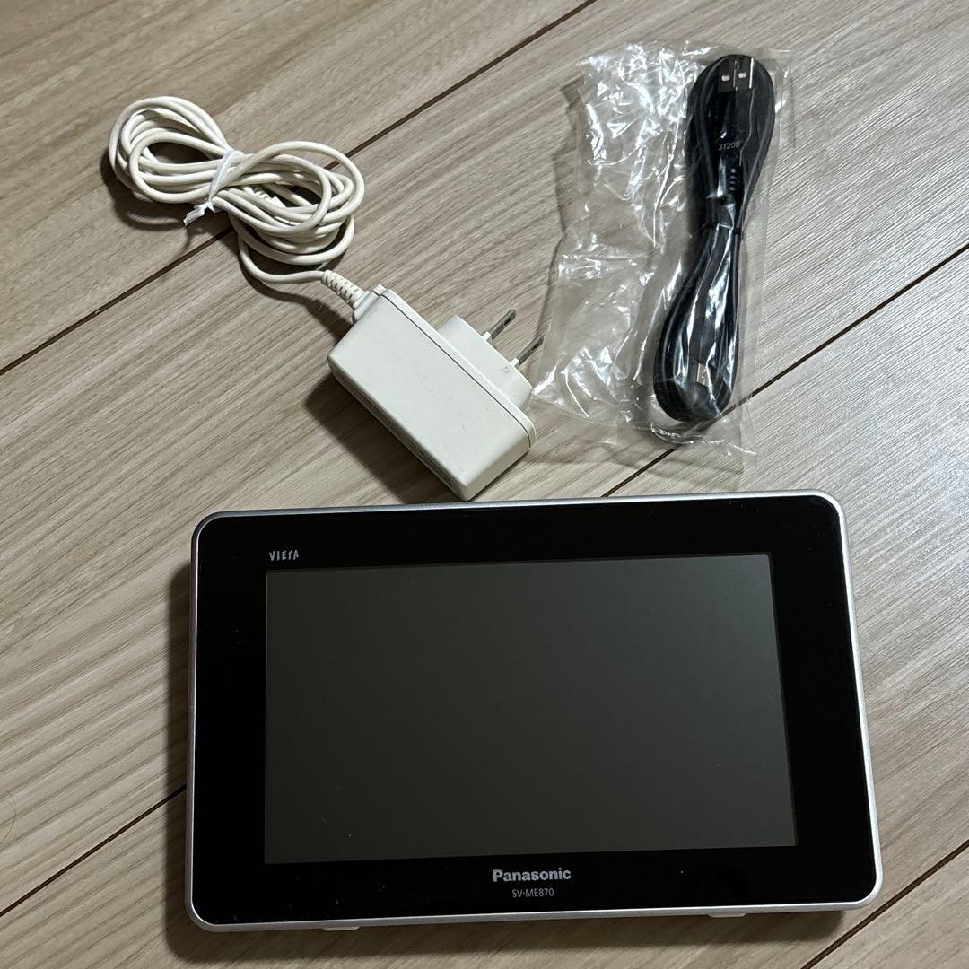 Panasonic VIERA ポータブルテレビ SV-ME870 取扱説明書有