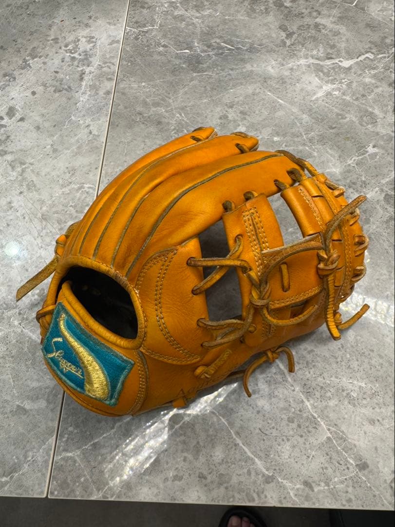 久保田スラッガーグローブ少年軟式KSN-J6オレン ジFジュニア用