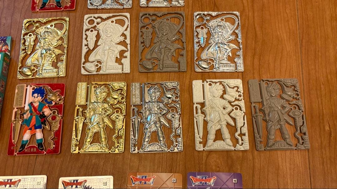 DQ6 ドラゴンクエストパキパキカード12枚 1つ箱付 未使用セット おまけ多数