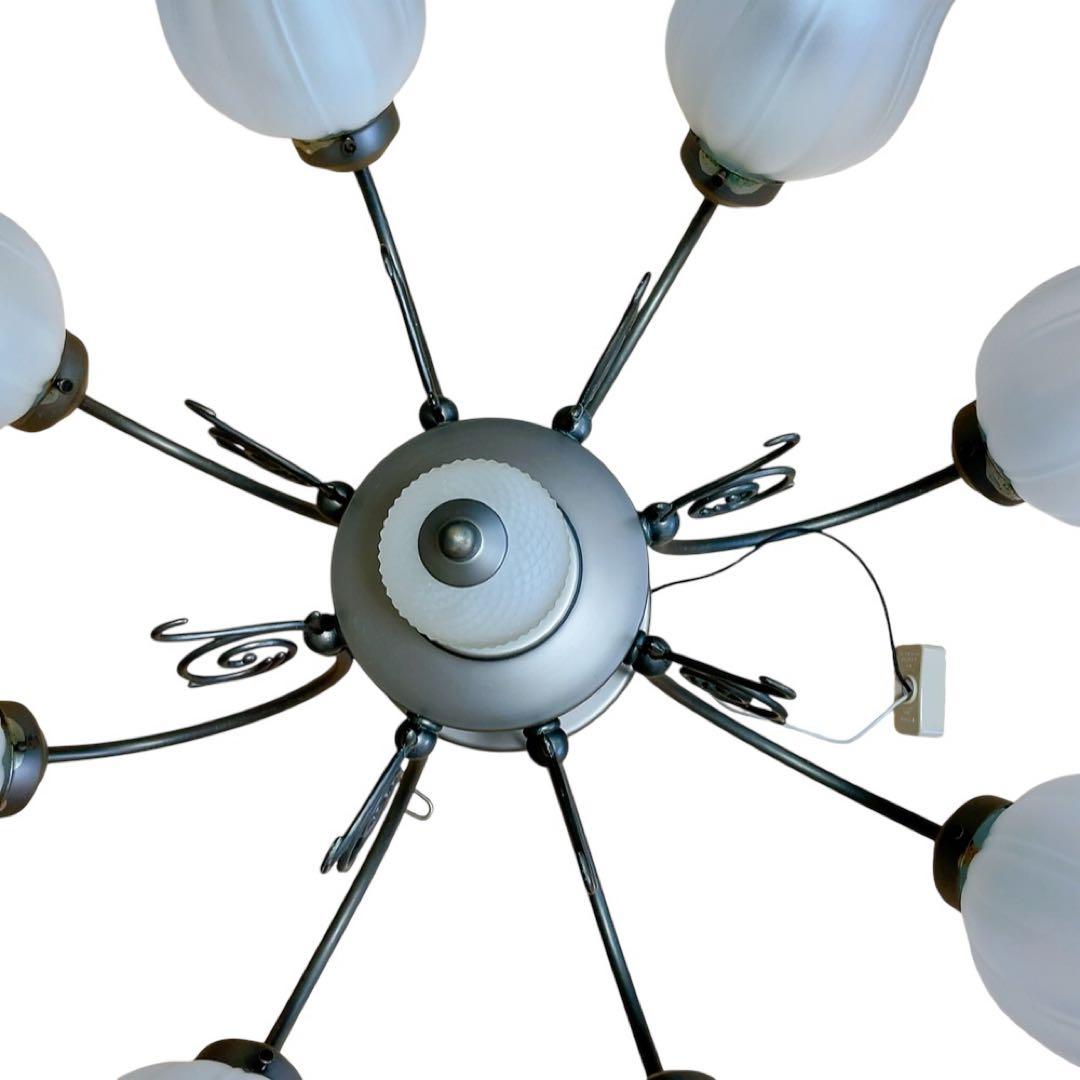 【リモコン・LED電球付】キシマ GEM-6700C 直付タイプ シャンデリア