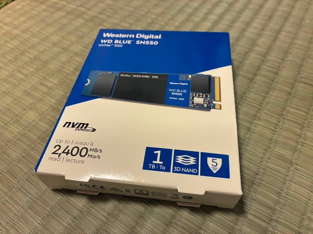 内蔵型SSD Western Digital SSD 1TB WD Blue SN550