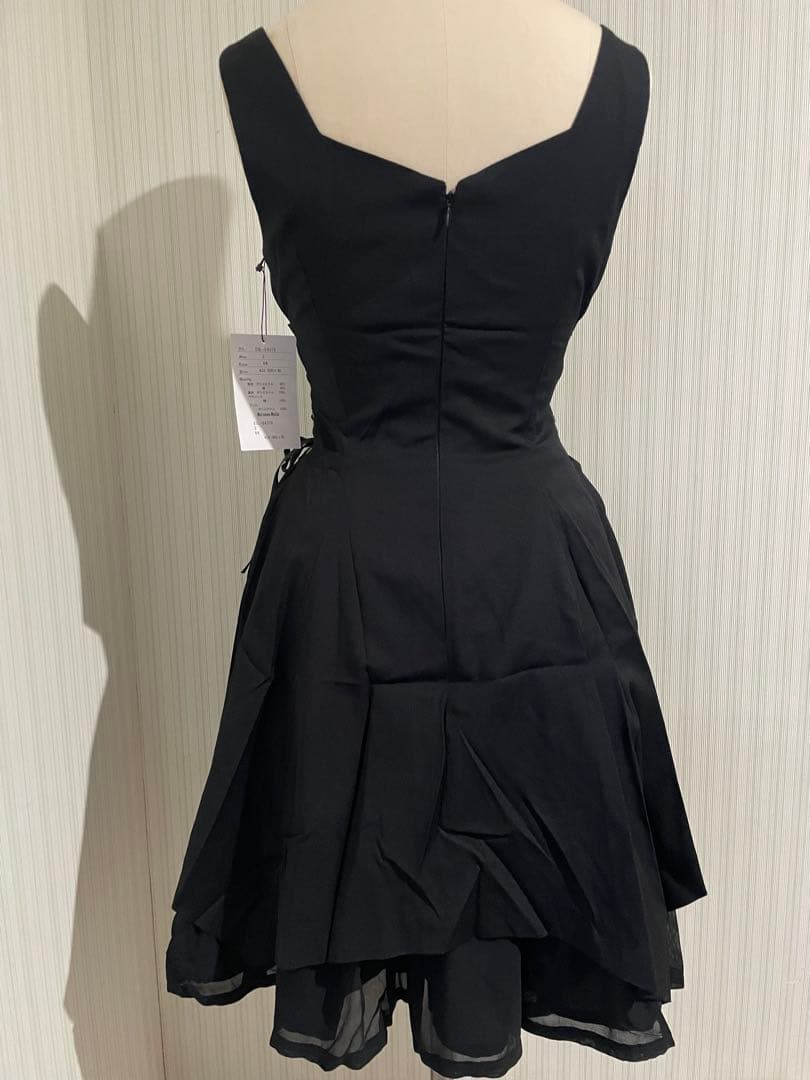 モワメームモワティエ　フォールクロスプリントロングジャンパースカート　新品