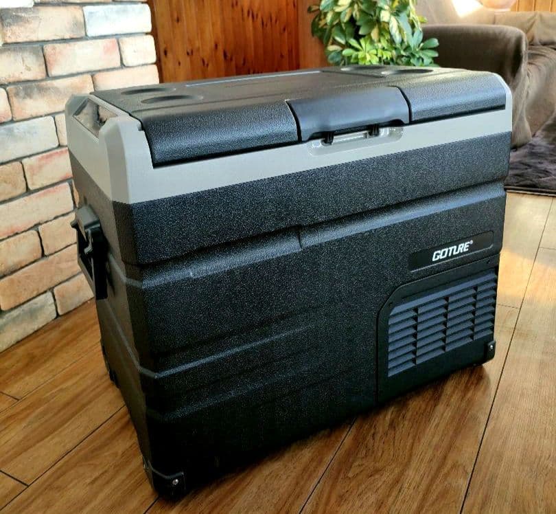 美品　Goture 車載冷蔵庫 45L　温度調整　2室独立温度制御 静音急速冷凍