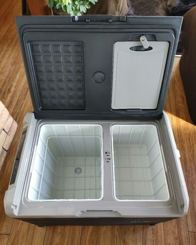 美品　Goture 車載冷蔵庫 45L　温度調整　2室独立温度制御 静音急速冷凍