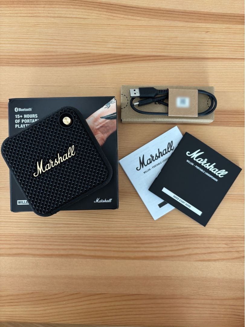 Marshall Bluetooth ポータブルスピーカー　black