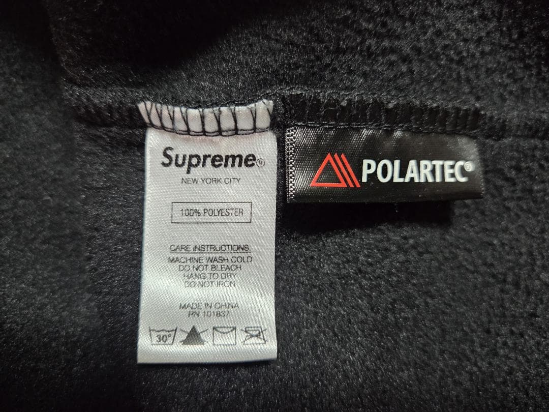 【更に値下しました】Supremeポーラテックフリースパーカー黒S