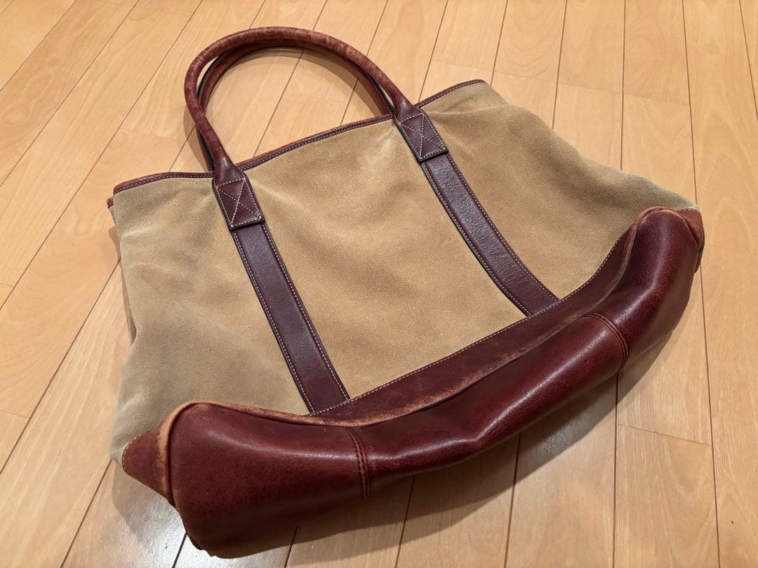 LANDS' END レザートートバッグ 革 LLビーンL.L.Bean好きに