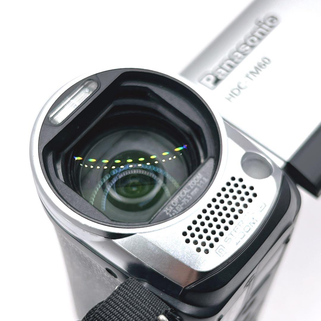 【美品】 Panasonic HDC-TM60 ビデオカメラ バッテリー2個