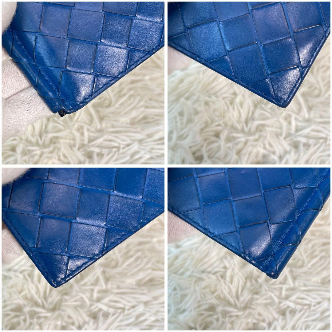 極美品✨ボッテガヴェネタ　マネークリップ　ブルー　ネイビー
