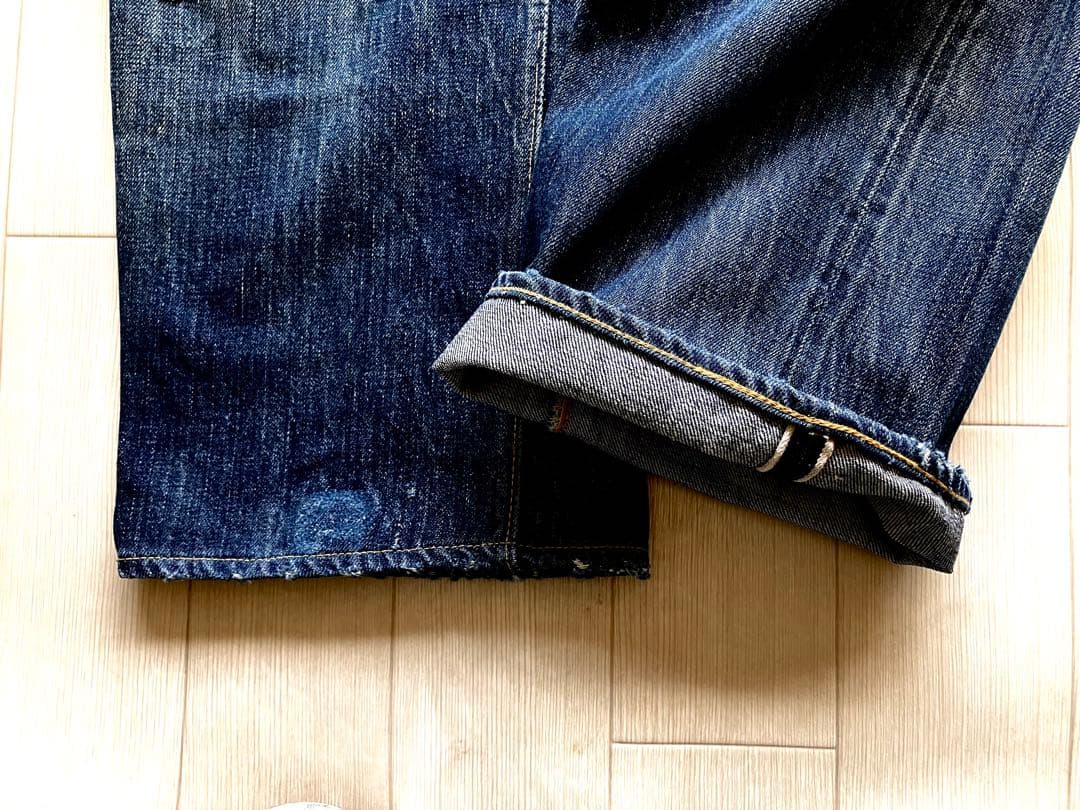 ⭐︎１１！501XX革パッチ47モデル片面タブBIGEオリジナル！