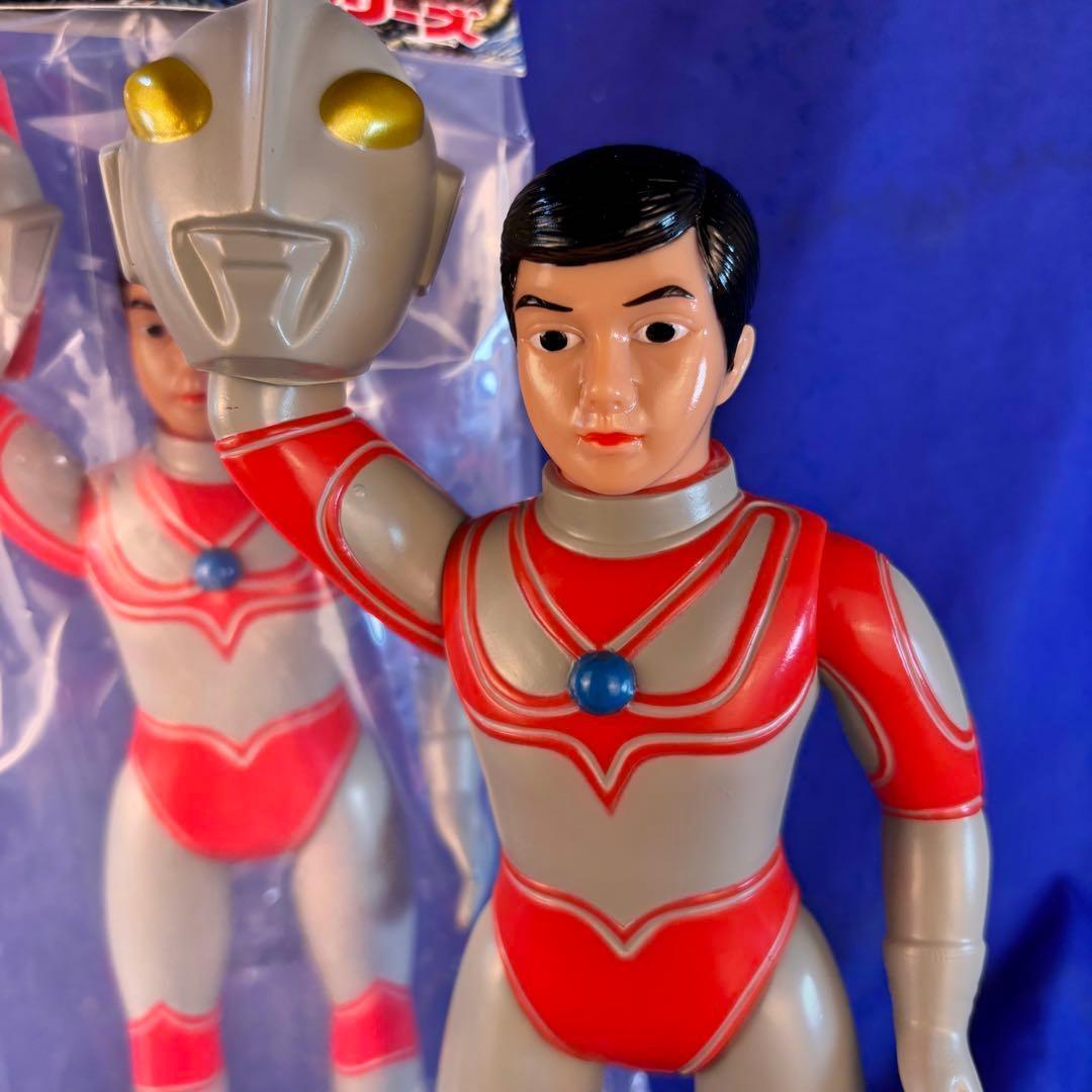 帰ってきたウルトラマン 【ブルマァク 】マスク取れ 大　昭和レトロカラー未開封品