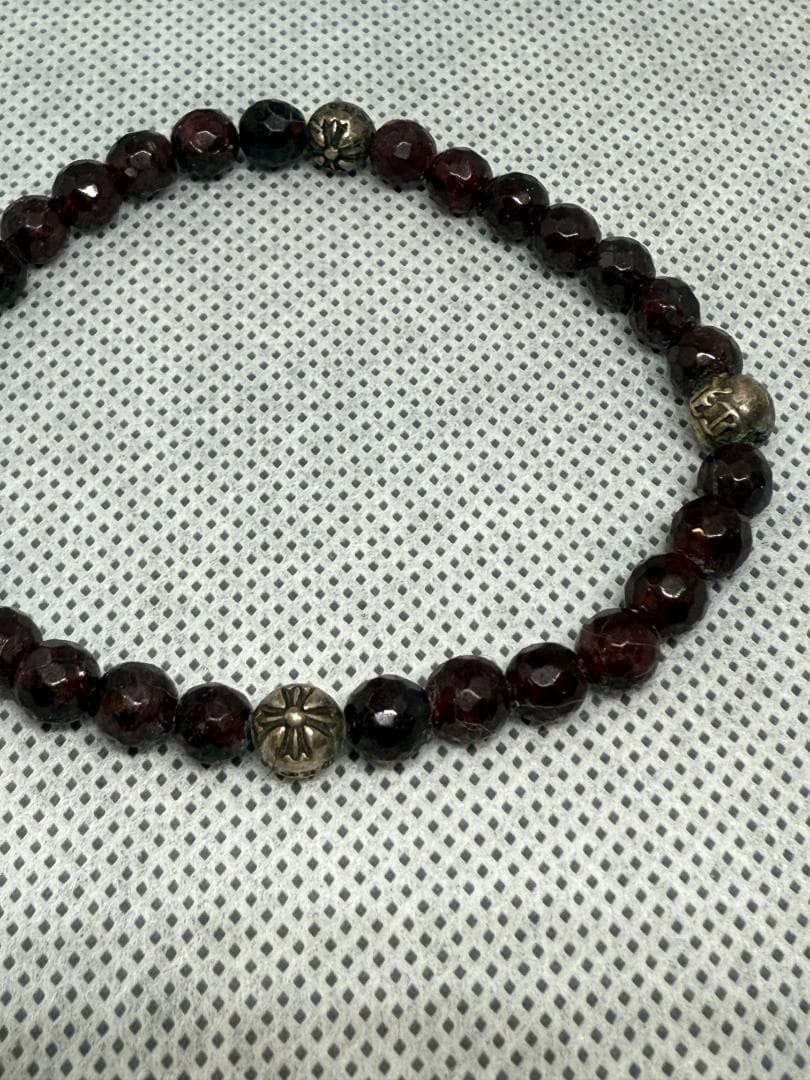 インボイス原本有 クロムハーツ BEAD47 ビーズブレスレット スタックダガー