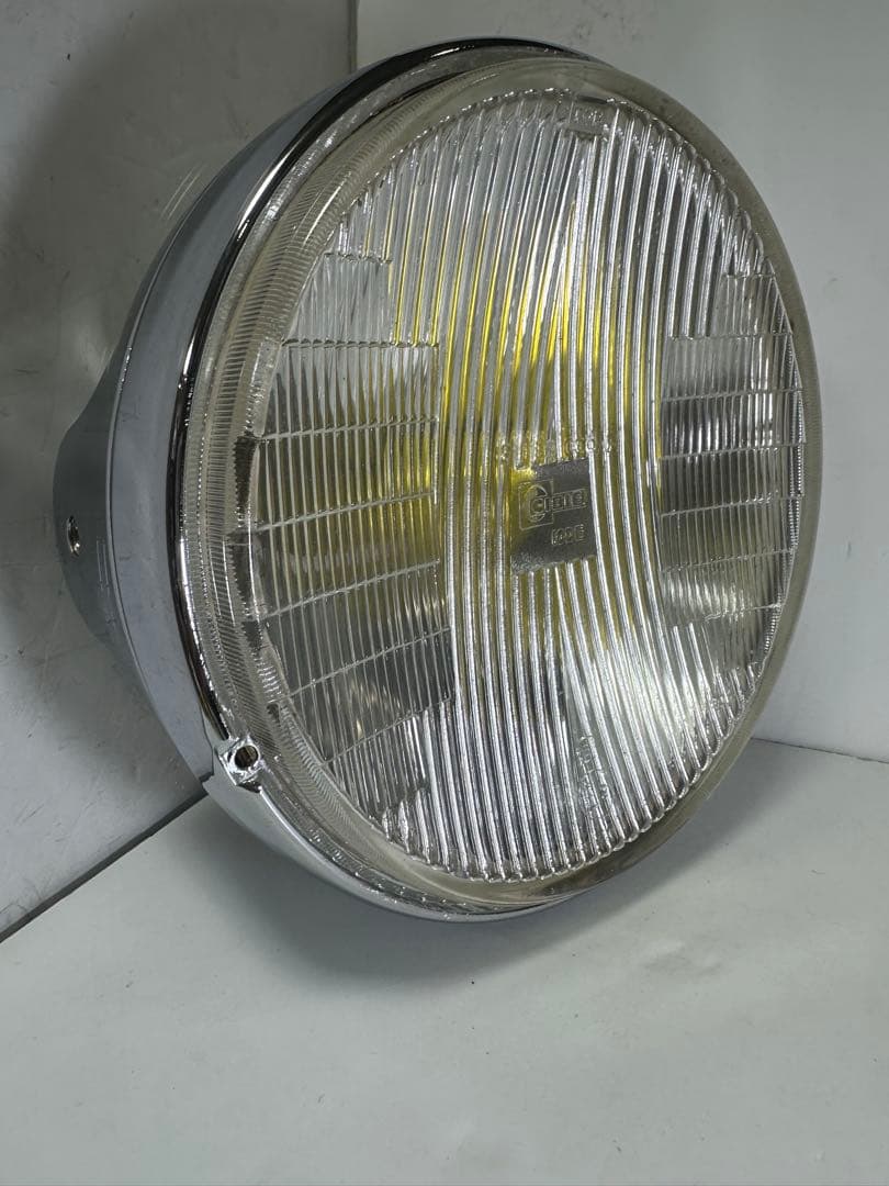 希少当時物180πシビエ凹レンズ付ヘッドライト/マーシャルCIBIE