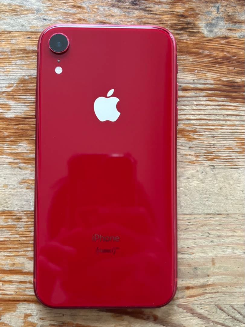 iPhoneXR レッド本体