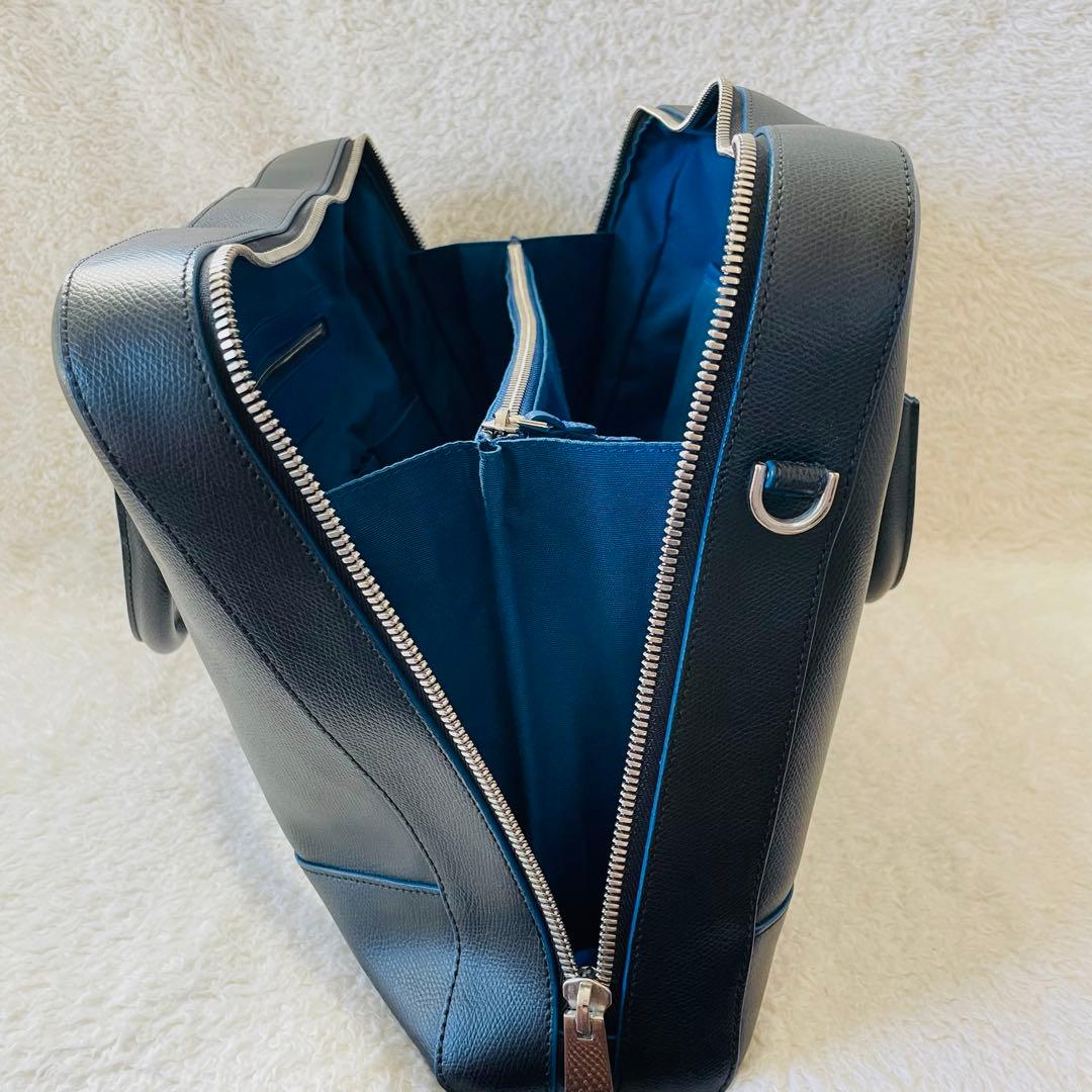 【美品】FURLA ビジネスバッグ ショルダーバッグ 2way 黒 肩掛け