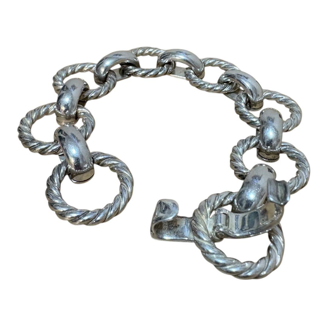 【美品】Tiffany & Co. ヴィンテージ ツイストサークル ブレス