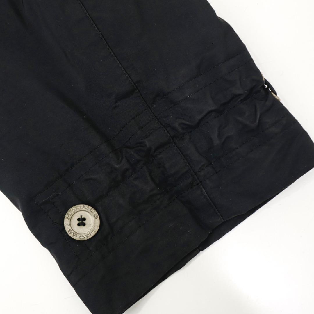 H5446◾️エルメス　インナーウール　フルジップアップコート