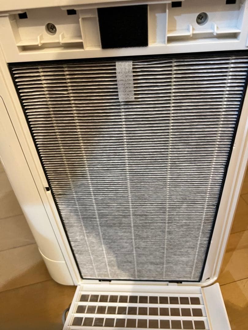 ホワイト空気清浄機 自動運転・静音モード搭載