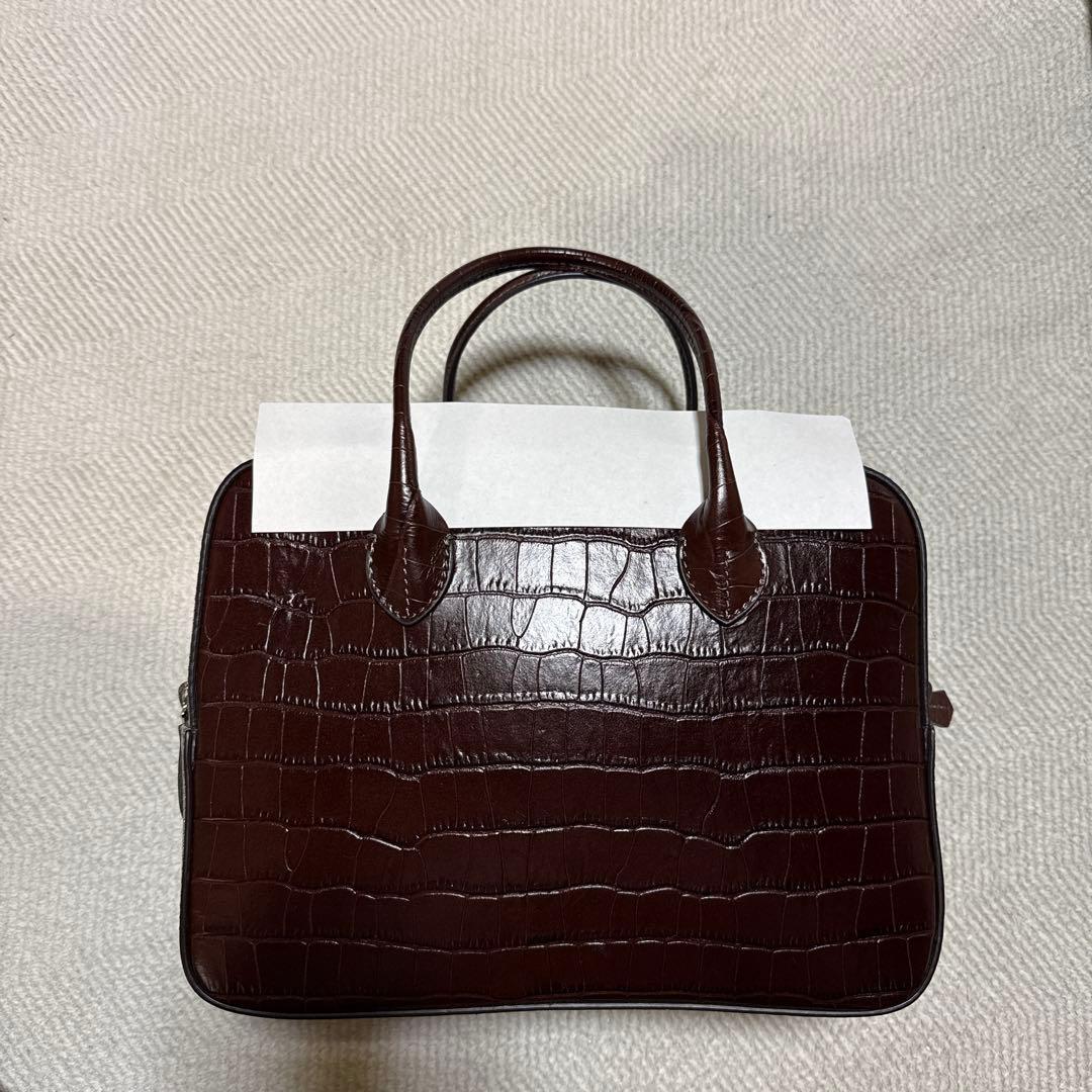 【新品未使用　タグ付き】メゾンカナウ　ベルメールパーイエナ ボックスボストンM