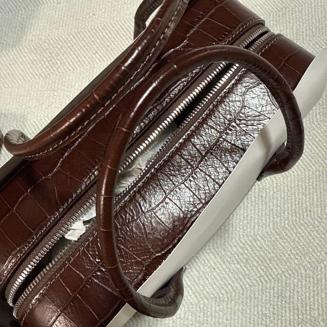 【新品未使用　タグ付き】メゾンカナウ　ベルメールパーイエナ ボックスボストンM