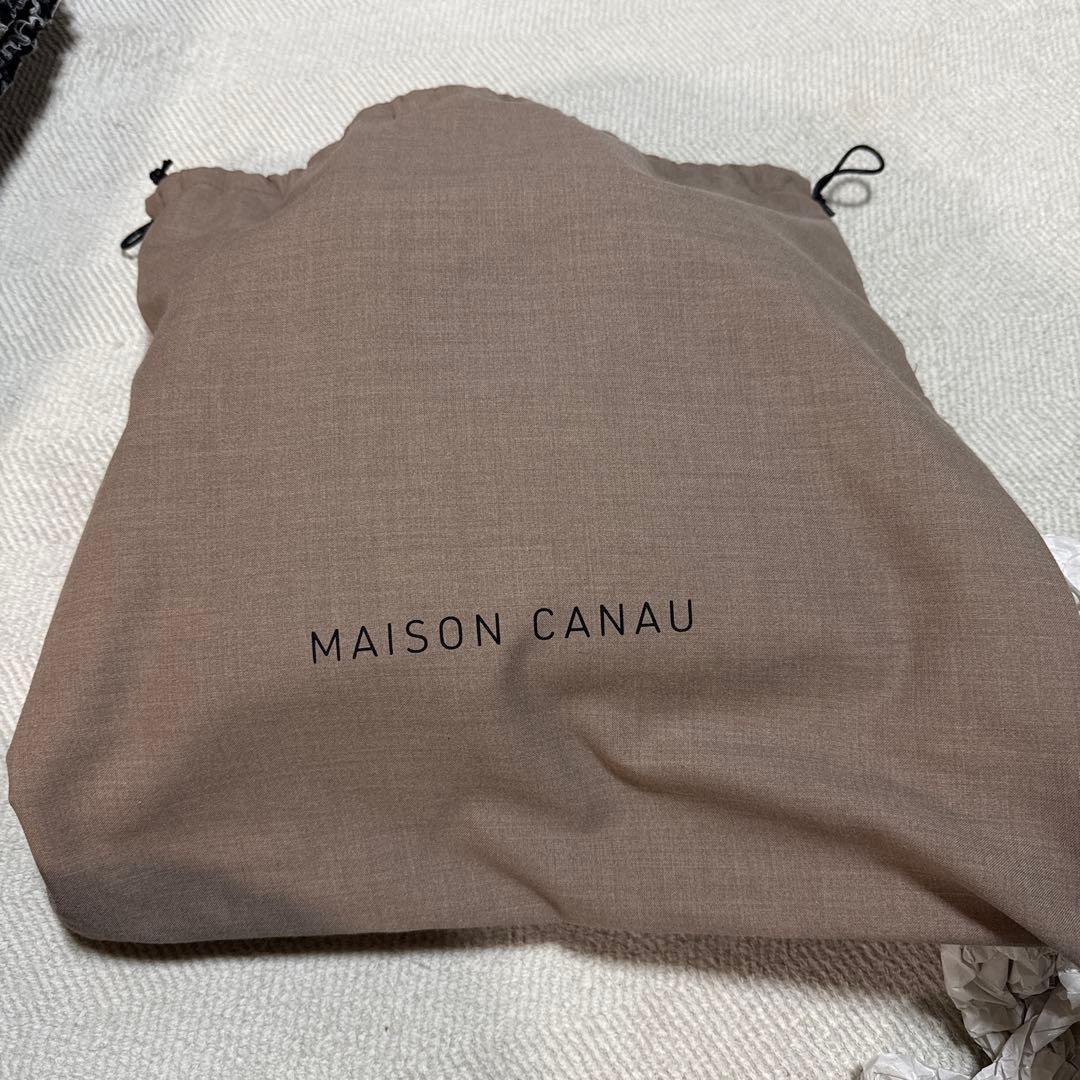 【新品未使用　タグ付き】メゾンカナウ　ベルメールパーイエナ ボックスボストンM