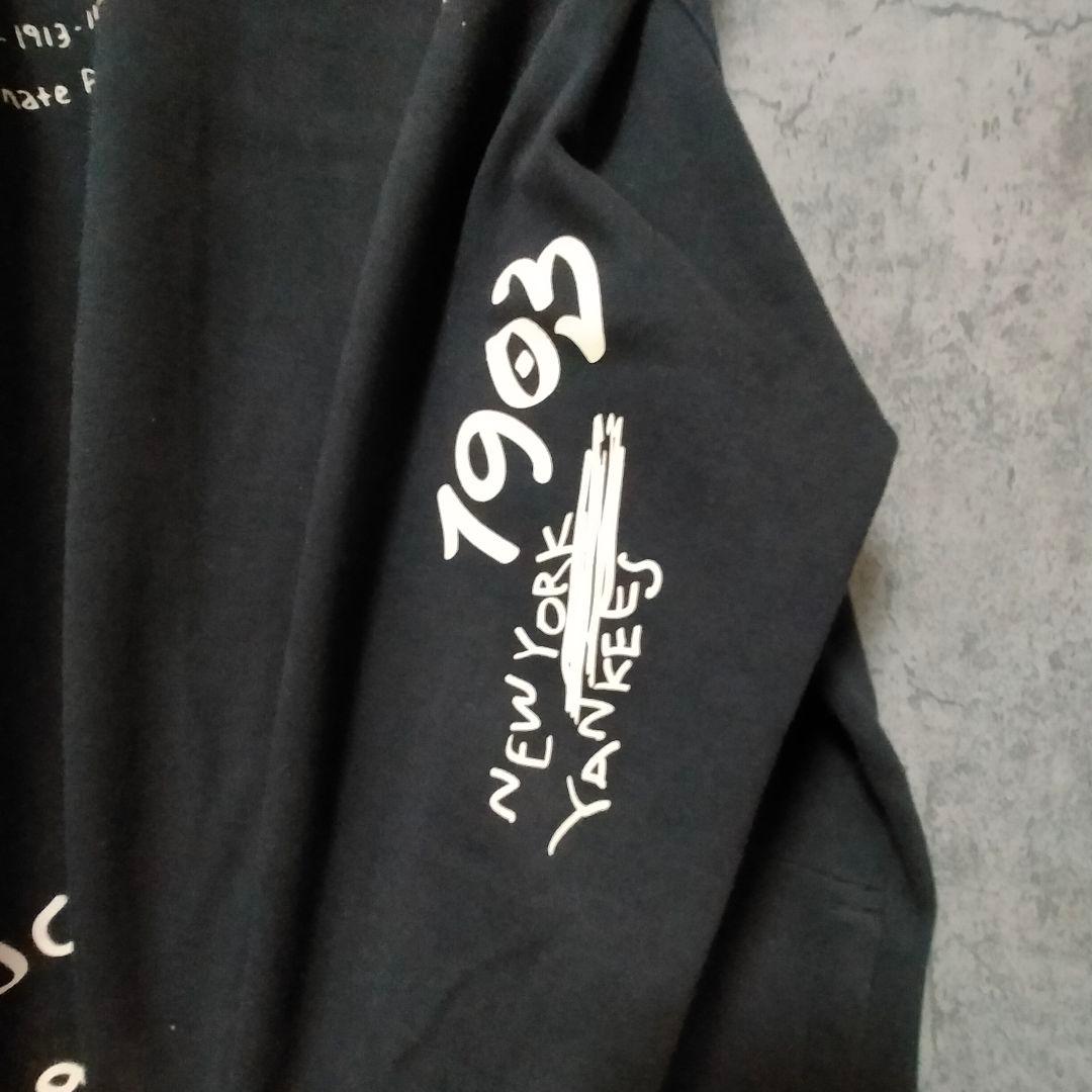 【美品】(3XL) ニューエラ ヤンキース トレーナー ビックプリント ロゴ